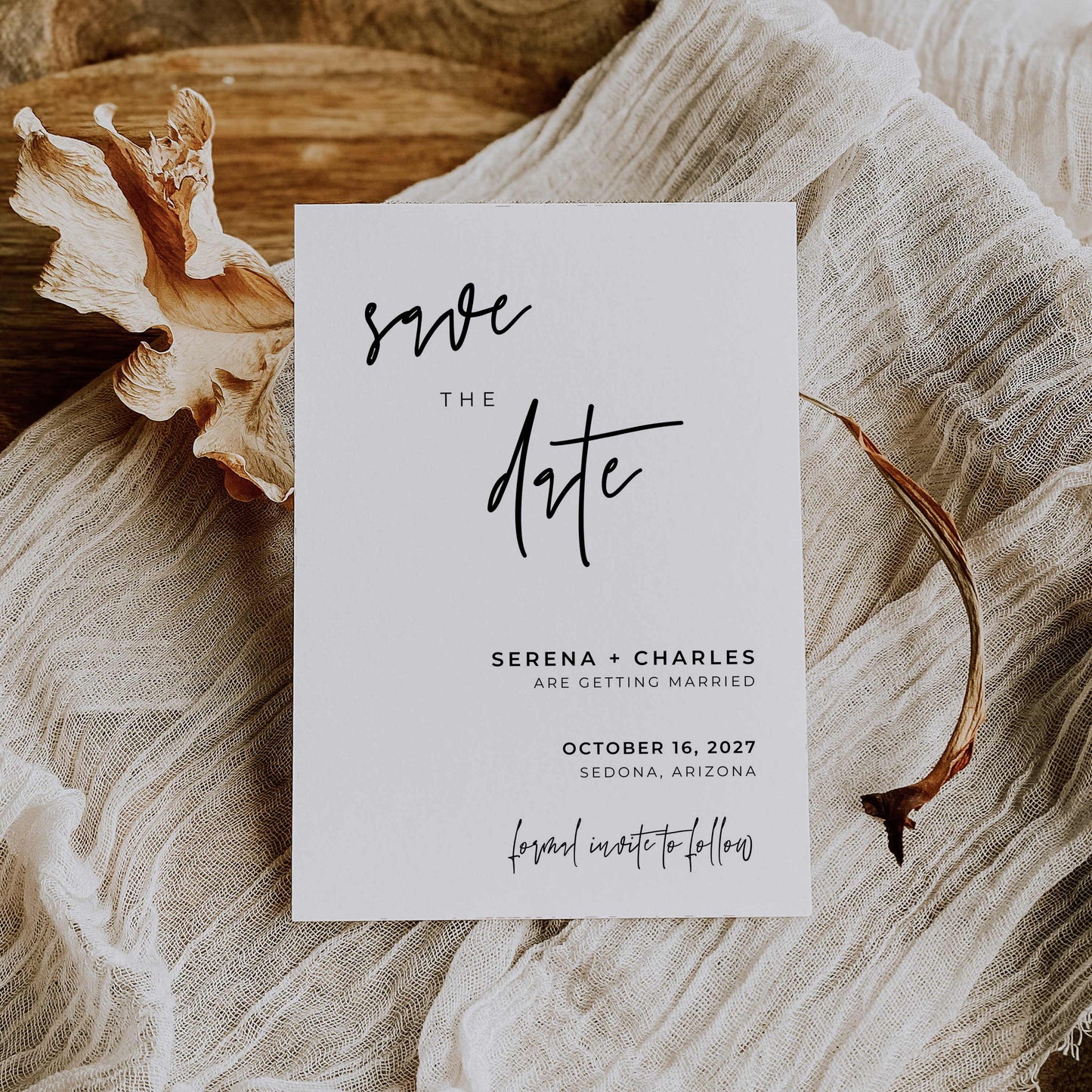 Save the Date – Canva Template – Serena