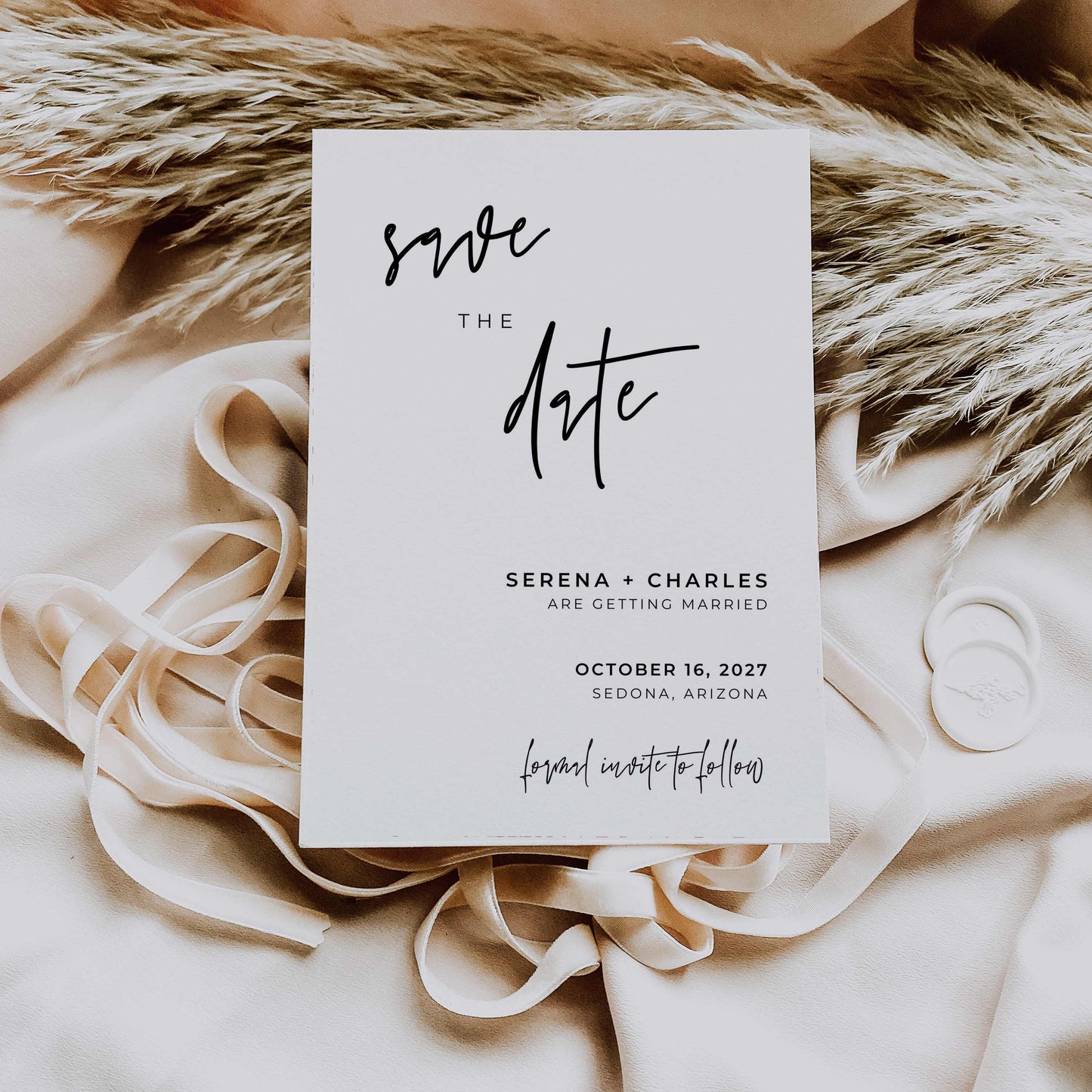 Save the Date – Canva Template – Serena