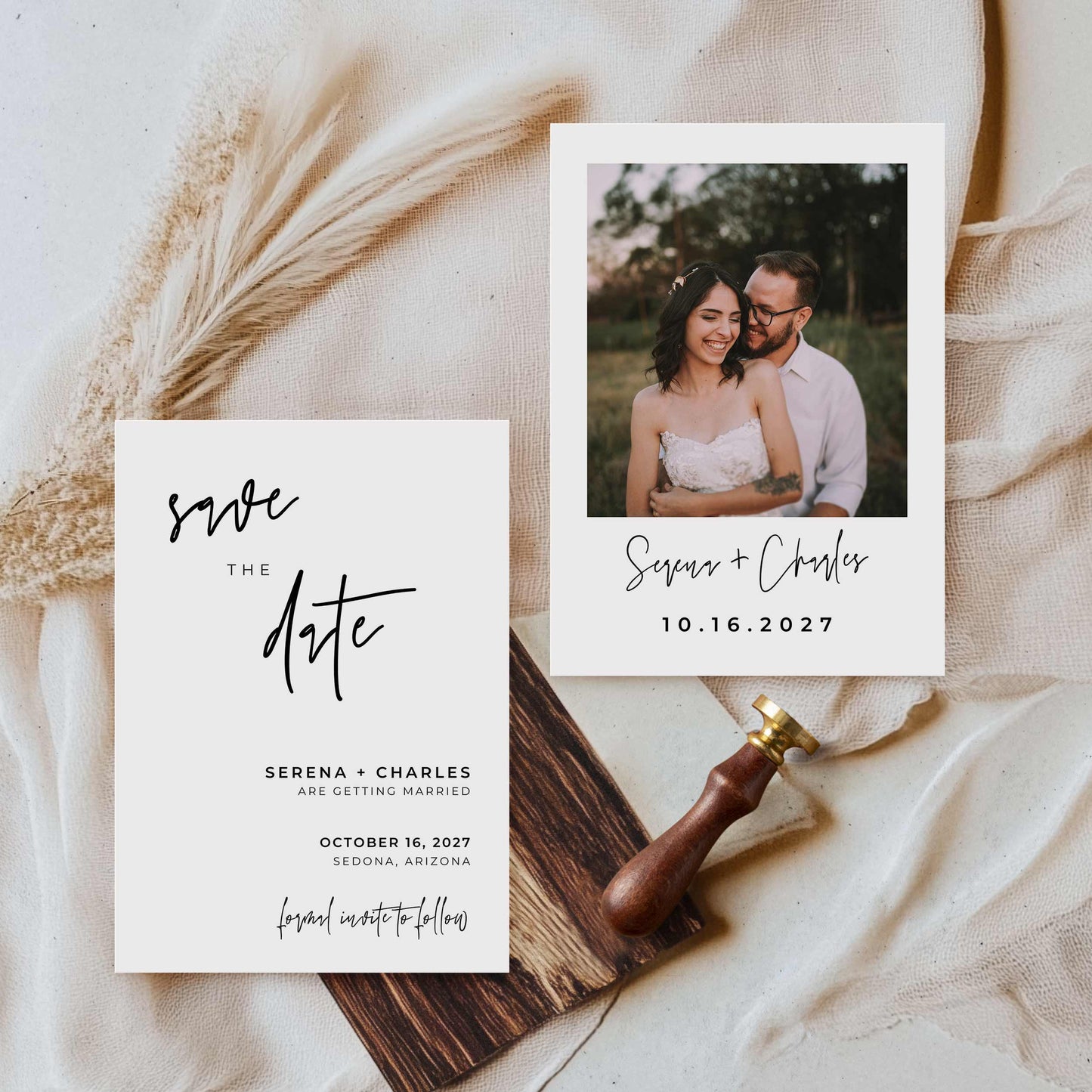 Save the Date – Canva Template – Serena