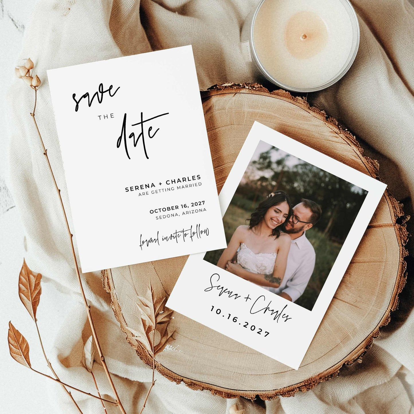Save the Date – Canva Template – Serena