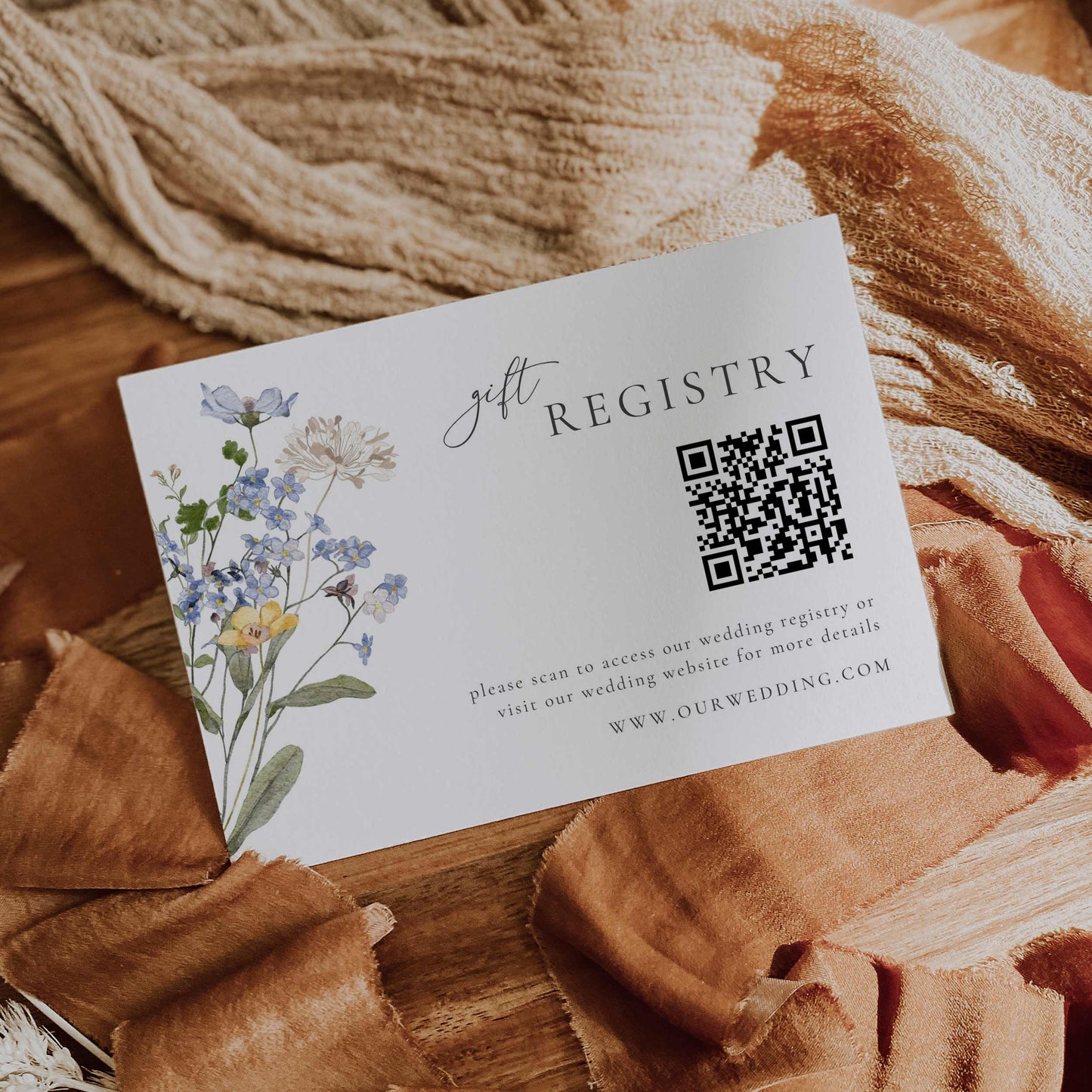 Wildflower Premium Wedding Invitation Suite – Canva Template – Aurelie