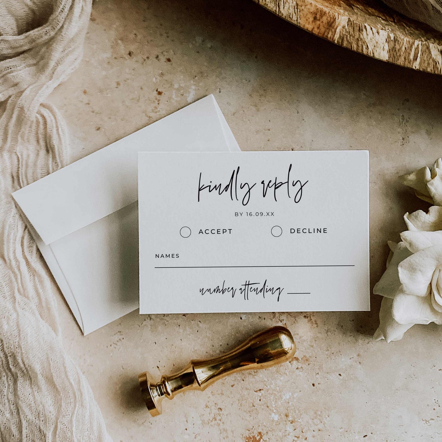 Premium Wedding Invitation Suite – Canva Template – Serena