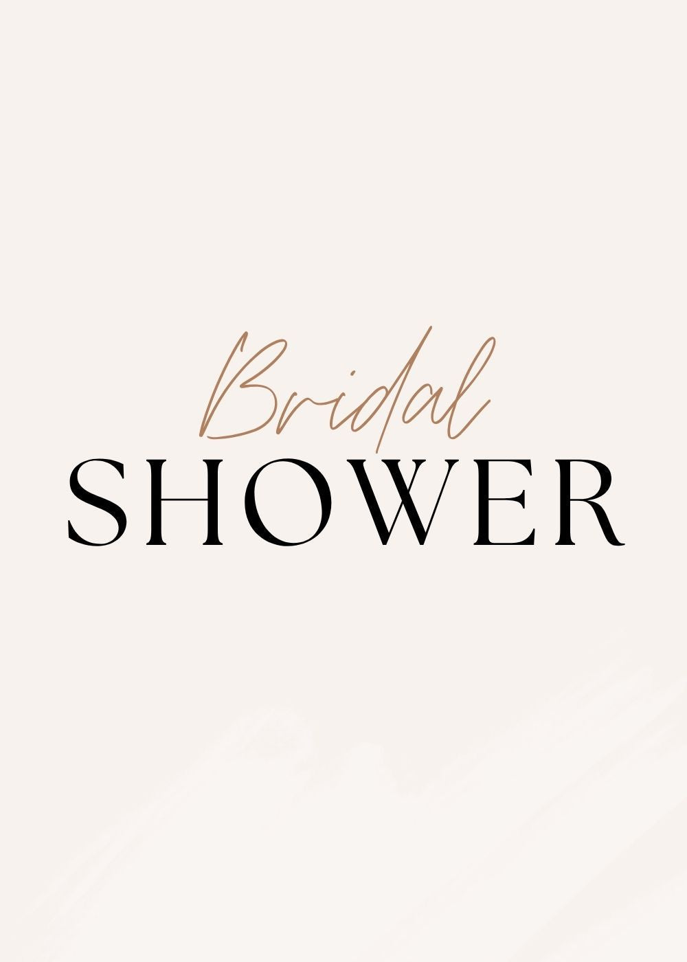 Bridal Shower