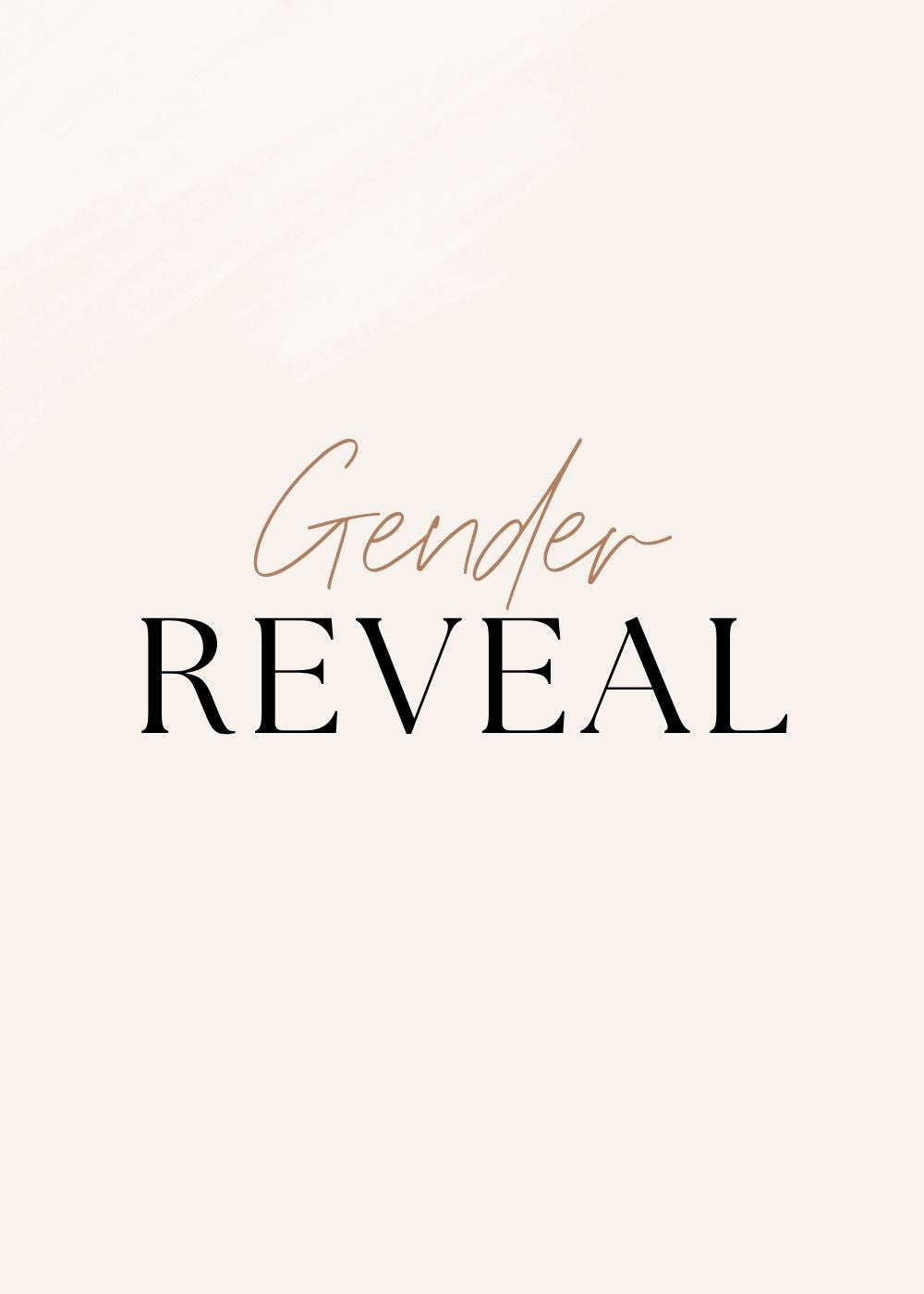 Gender Reveal
