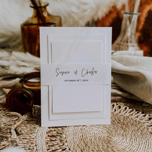 Belly Band – Canva Template – Serena
