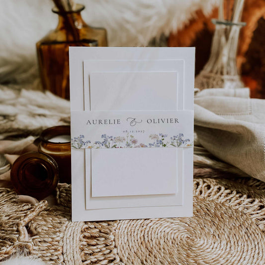 Wildflower Belly Band – Canva Template – Aurelie