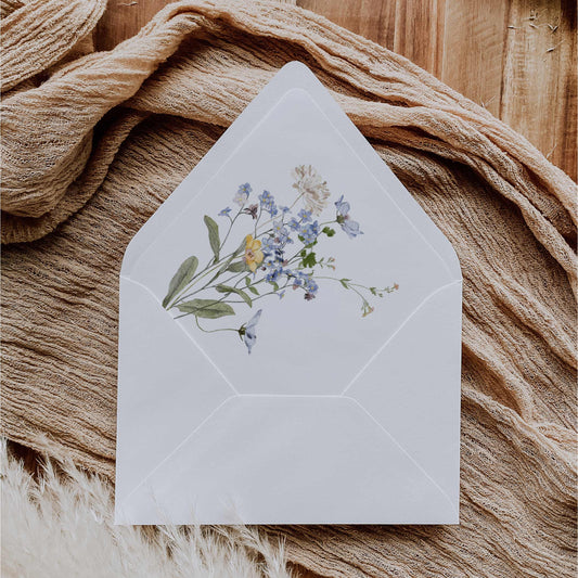 Wildflower Envelope Liner – Canva Template – Aurelie