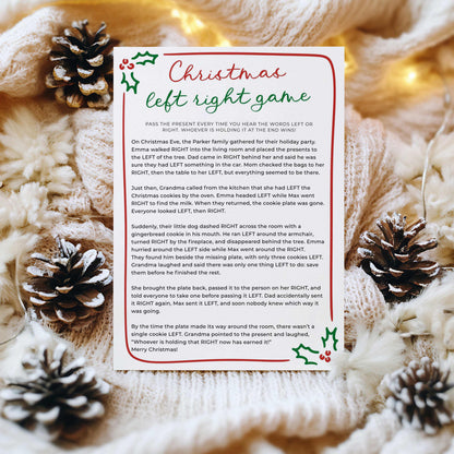Whimsical Hand-Drawn Christmas Party Games Bundle