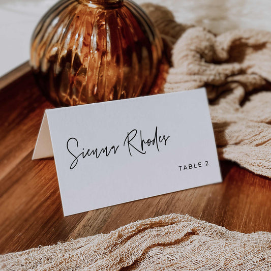 Place Card – Canva Template – Serena
