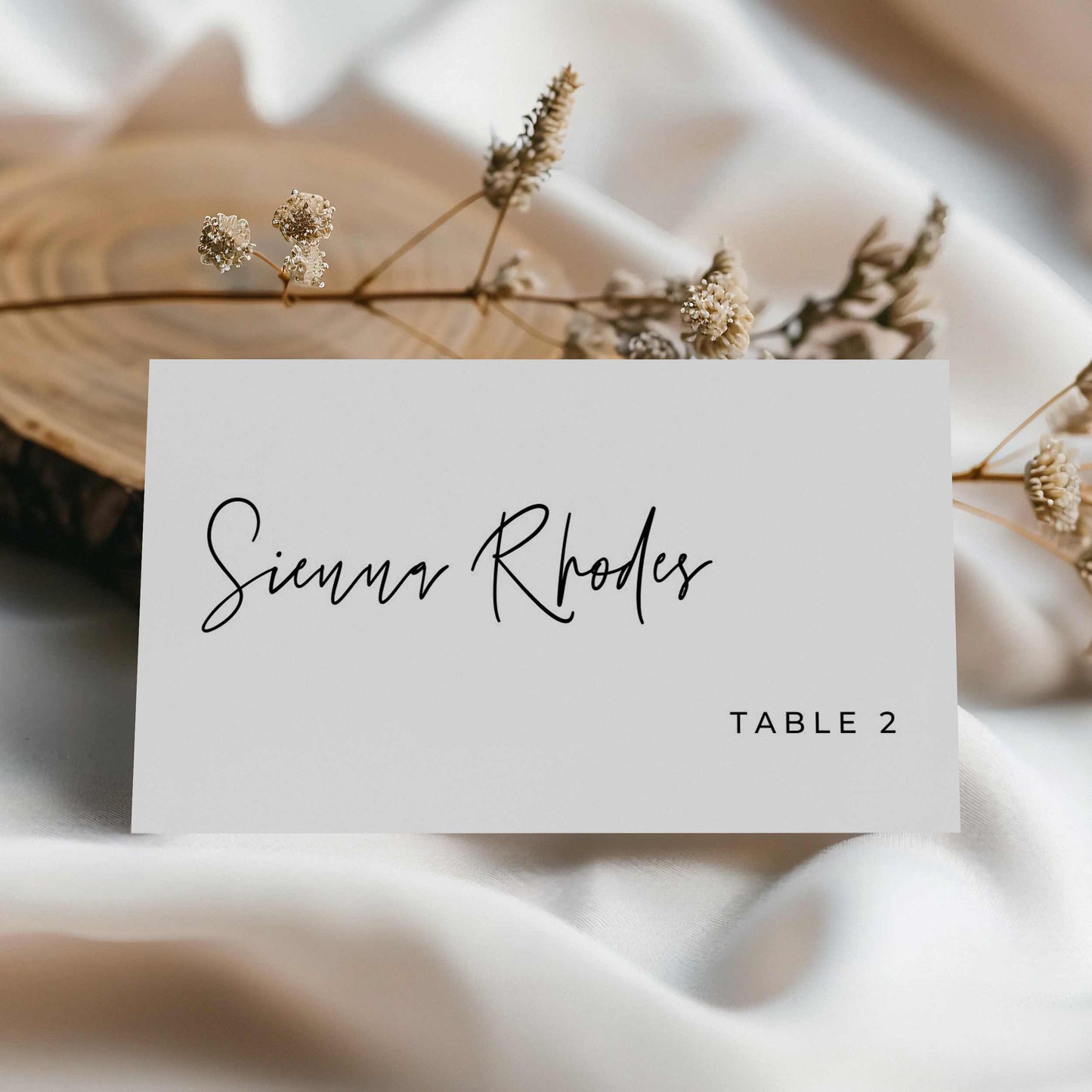 Place Card – Canva Template – Serena