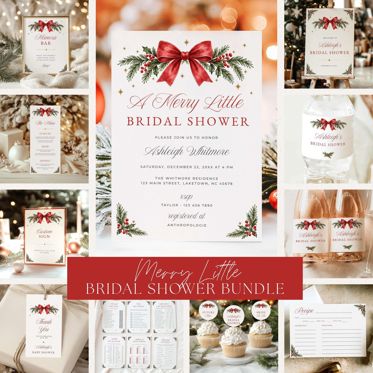 A Merry Little Bridal Shower Bundle