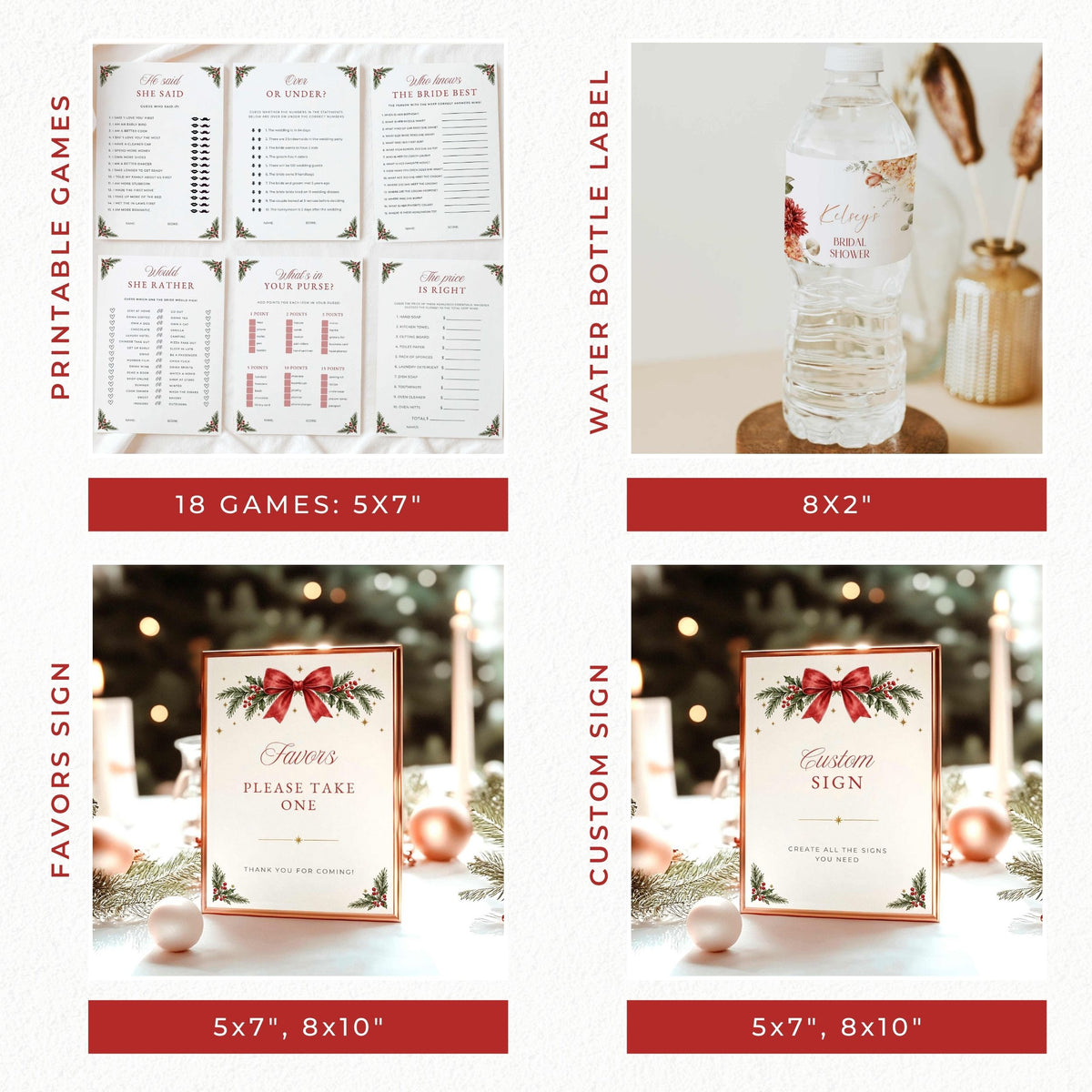 A Merry Little Bridal Shower Bundle