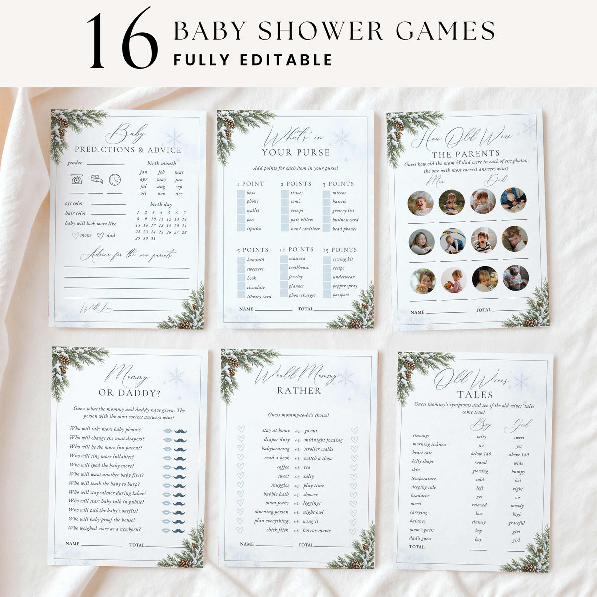 Baby It’s Cold Outside Winter Baby Shower Games & Activities