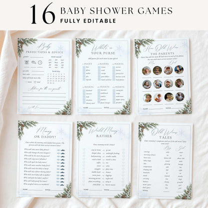 Baby It’s Cold Outside Winter Baby Shower Games & Activities