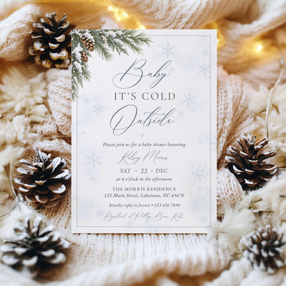 Baby It’s Cold Outside Winter Baby Shower Invitation