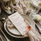 Menu Card - Terracotta Bloom