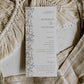 Wildflower Wedding Program – Canva Template – Aurelie