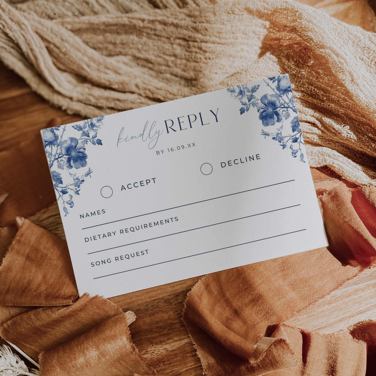Premium Wedding Invitation Suite – Canva Template – Elodie