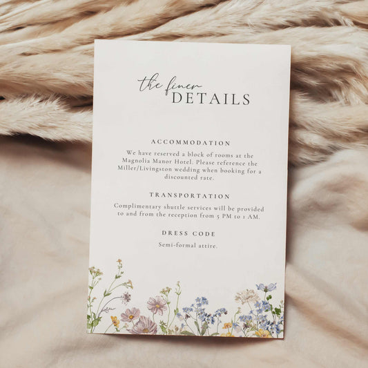Wildflower Details Card – Canva Template – Elodie (Copy)