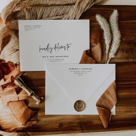 Envelope Addressing – Canva Template – Serena
