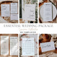 Essential Wedding Package – Canva Template – Serena