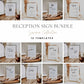 Reception Sign Package – Canva Template – Serena