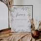 Wildflower Reception Sign Package – Canva Template – Aurelie