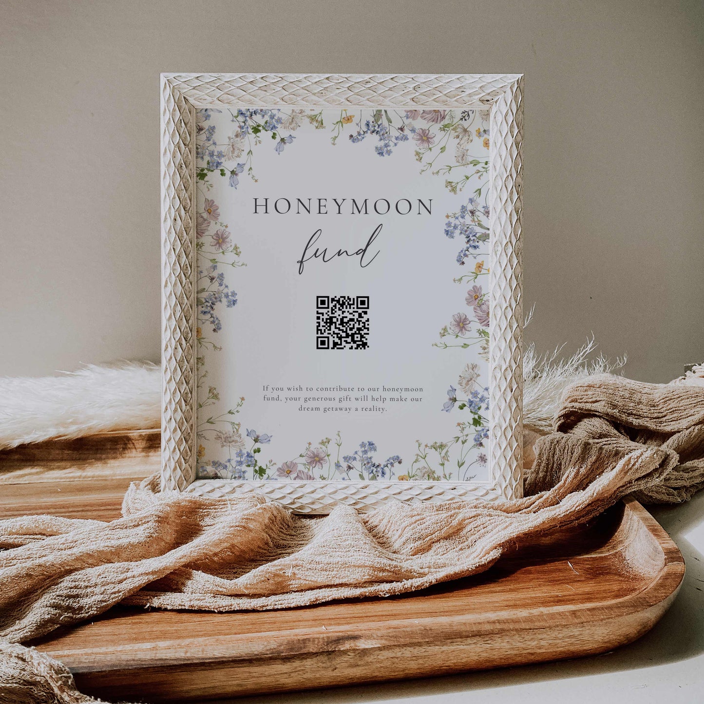 Wildflower Reception Sign Package – Canva Template – Aurelie